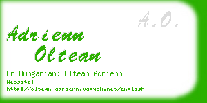 adrienn oltean business card